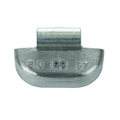 Wegmann Automotive 2oz Heavy-Duty Lead Uncoated Clip-on RC Series  Wheel Weight (Box of 25)