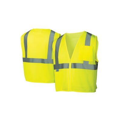 Pyramex Safety - Safety Vest - Hi-Vis Lime - Size Small