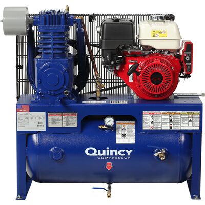 Quincy Compressors 13 HP 30 Gallon Two-Stage Horizontal 230V Air Compressor - Model G213H30HCB