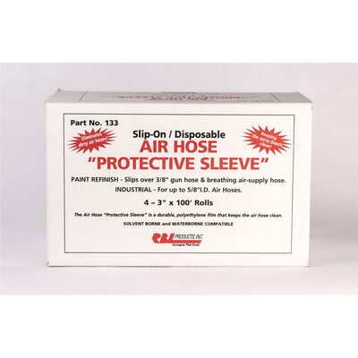 RBL Products 133 Air Hose Protective Sleeve, Polyethylene Film, 100 ft L x 3 in W