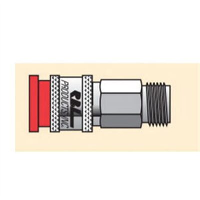 RBL Products Cock 'n Lock 621 Euro-Style/M-Style Coupler, 1/4 in, MNPT
