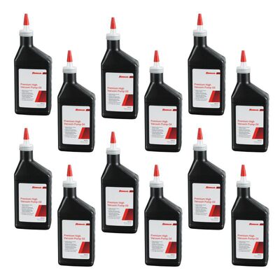 Robinair  Premium High Vacuum Pump Oil, Pint bottle (Case of 12 bottles)