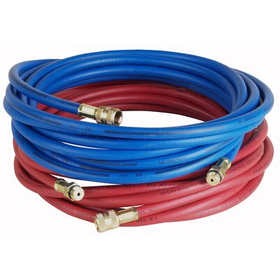 Robinair 240" (20ft) Red and Blue R-134a Enviro-Guard Hoses