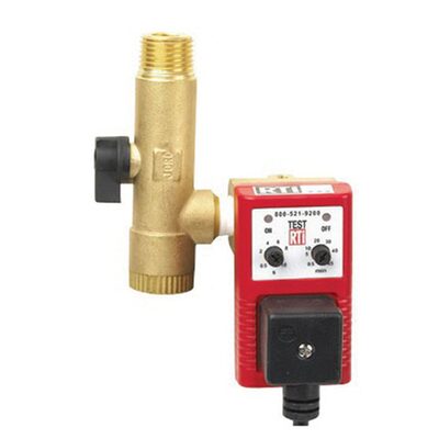 Reading Technologies  ED-2-4 Electronic Timer Drain, 1/4 to 1/2 in NPT, 110 VAC, Use With: Compressor/Line Drain