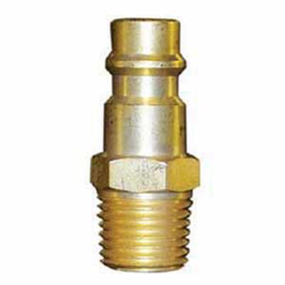 Reading Technologies  HFMP-1 High Flow Quick Disconnect Plug, 1/4 in, Male, Brass