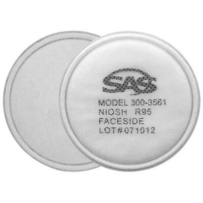 SAS Safety R95 BreatheMate Particulate Filters (Box of 12)