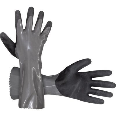 SAS Safety Chem Defender PVC Chemical Resistant Gloves - L/XL
