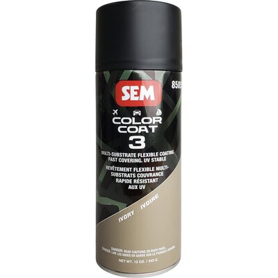 SEM Paints Color Coat 3 Ivory 16 oz Aerosol