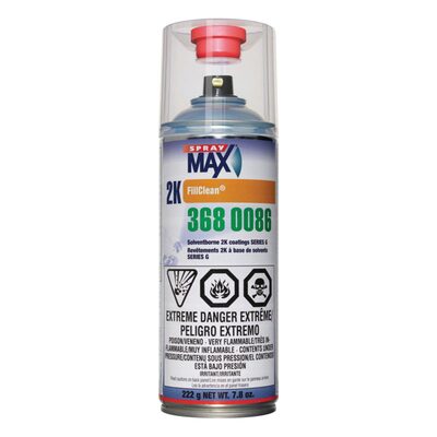SprayMax 3680086 FillClean, 7.8 oz, Clear, 2K Component