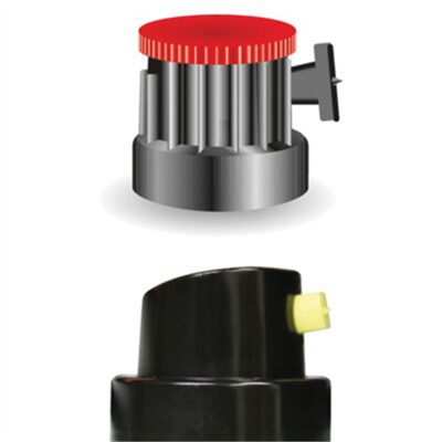 SprayMax Fill Can 3746213 Nozzle, Black/Yellow, Use With: 1K and 2K FillClean Aerosols