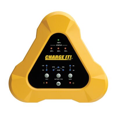 Clore Automotive CHARGE IT! 4506 6/2 Amp 6/12 Volt Battery Charger