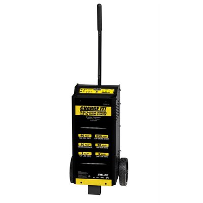 Clore Automotive CHARGE IT! 4745 12/24V Wheel Battery Charger; 40/20/2/230A