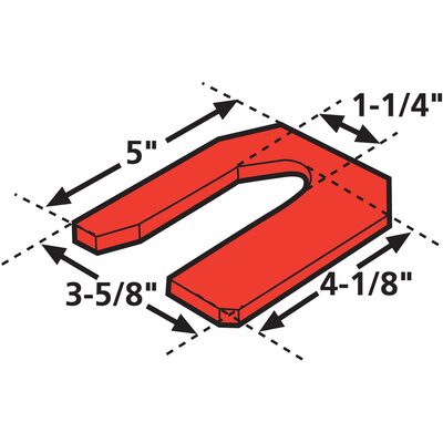 Specialty Products Company PREVOST CASTER SHIMS 1/32" (6)