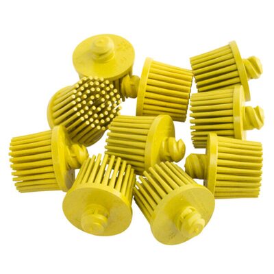 Shark Industries 1" Yellow Finger Disc - 80 Grit - 10 Pk