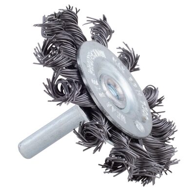 Shark Welding 2-inch Mini Knotted Wire Wheel on 1/4-inch Mandrel