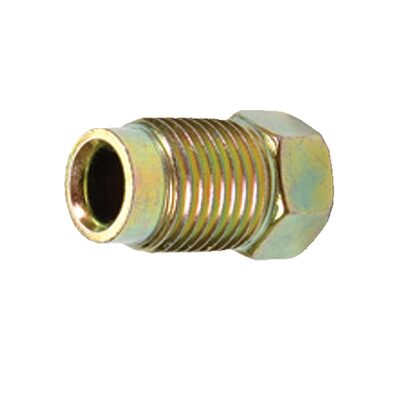 S.U.R.&R. M10 x 1.0 Gold Inverted Flare Nut - 100 Pack