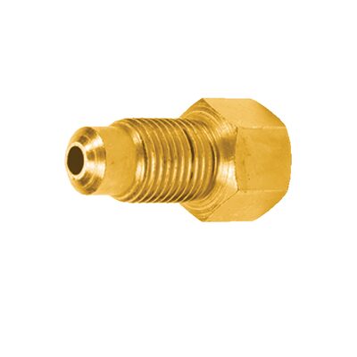 S.U.R.&R. 3/8 Inch-24 Inverted Female to M10 x 1.0 Bubble Male - 100 Pack