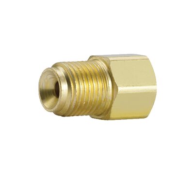 S.U.R.&R. 3/8 Inch-24 Inverted Female to 7/16 Inch-24 Inverted Male - 50 Pack