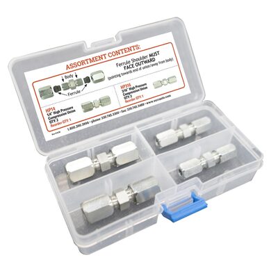 S.U.R.&R. High Pressure Compression Union Assortment