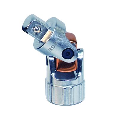 S.U.R.&R. SRUJ14 3/8" female to 3/8" male drive spring-return u-joint adapter set with dual springs for maintaining alignment and precise control. Excellent for use in tight spaces and one-handed operation.