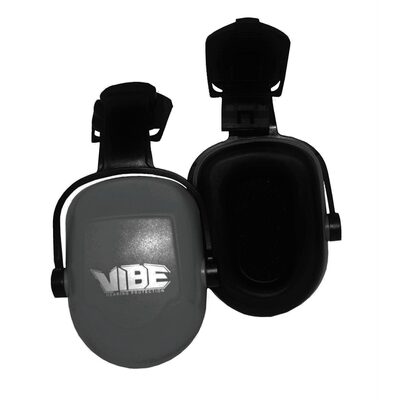 Jackson Safety Safe 2 Protection System for Hard Hat - H70 Vibe Series Earmuffs - NRR 27 - Black - Hard Hat Mount