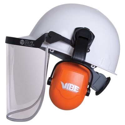 Jackson Safety Safe 2 Protection System for Hard Hat - Replacement Face Shield Windows - Clear Polycarbonate