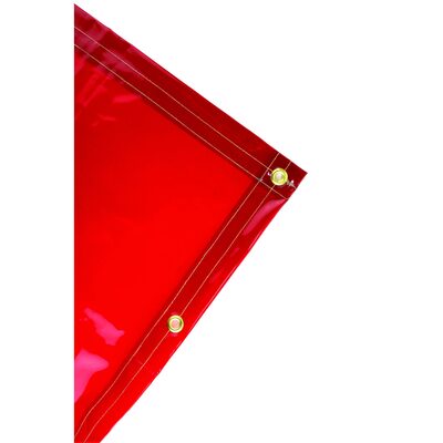 Jackson Safety Transparent Welding Curtain - 6' x 8' - Weight (per sq. yd.) 13 oz - Thickness 0.014" - Orange - Amp Usage Medium/High