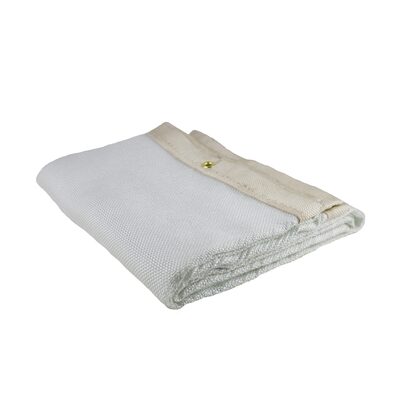 Jackson Safety Welding Blanket - Uncoated Fiberglass - Weight (per sq. yd.) 18 oz - Thickness 0.028" - White - 8' x 8'