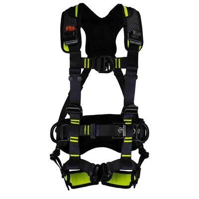 FALL SAFE Safety Harness - CONSTRUCTION COMFORT Series - Climbing / Positioning - Size: S/M