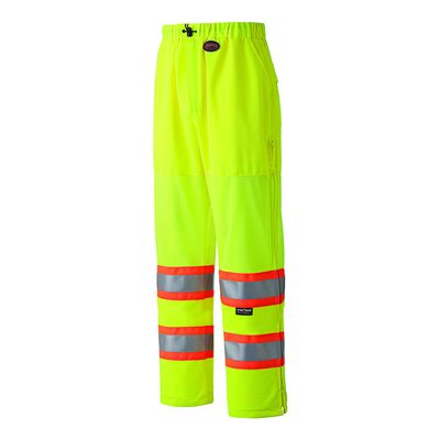 Pioneer Hi-Viz Traffic Safety Pant  - Color:  Hi-Viz Yellow/Green  - Size: 3XL