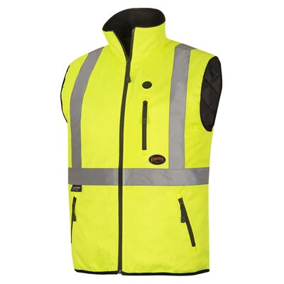 Pioneer Heated Safety Vest  - Color:  Hi-Vis Yellow/Green  - Size: XL