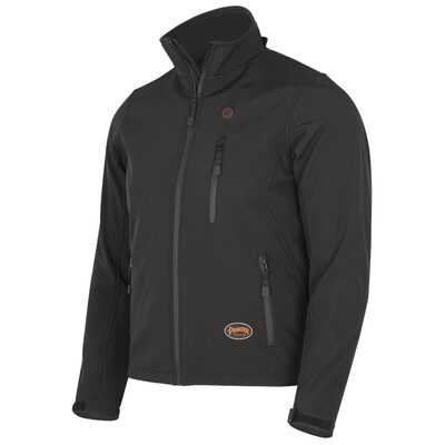 Pioneer Heated Softshell Jacket  - Color:  Black  - Size: XL