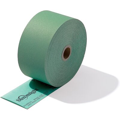 Sunmight USA Corporation Film 22109 Open Coated Sheet Roll, 2-3/4 in W x 45 yd L, P150 Grit, Premium Aluminum Oxide Abrasive
