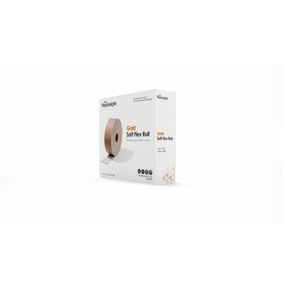 Sunmight USA Corporation Gold 32118 Open Coated Soft Flex Roll, 4-1/2 in W x 27 yd L, P600 Grit, Premium Aluminum Oxide Abrasive