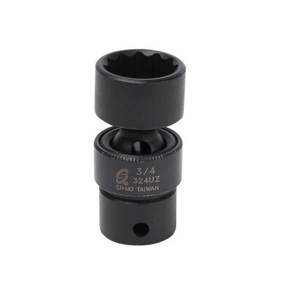 SUNEX 3/8" Dr. 3/4" 12 Point Universal Impact Socket