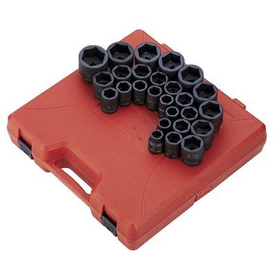 SUNEX 26-Piece 3/4 in. Drive 6-Point Metric