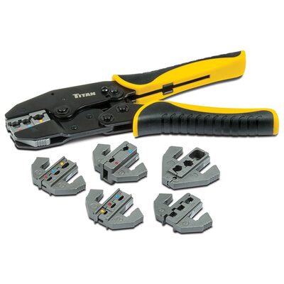 TITAN 7-PC RATCHETING TERMINAL CRIMPING SE