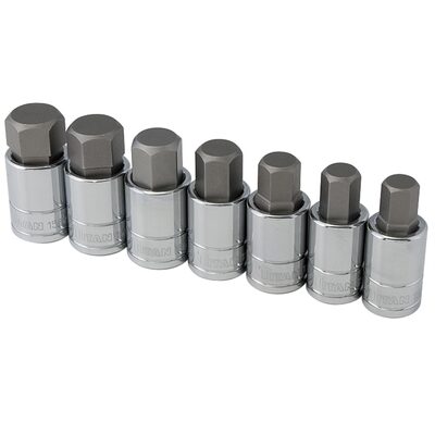 TITAN 7-PC 1/2" DR METRIC LARGE HEX
