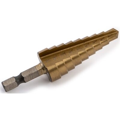 TITAN TITANIUM STEP DRILL BIT - 1/4" - 3/4