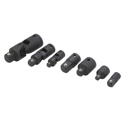 TITAN 7-PC CHROME ADAPTOR AND U-JOINT SET