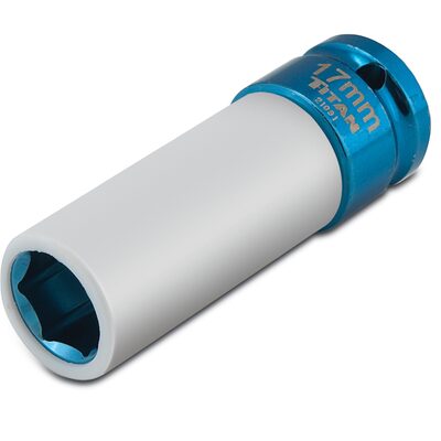 TITAN 17MM 1/2" DR LUG NUT SOCKET