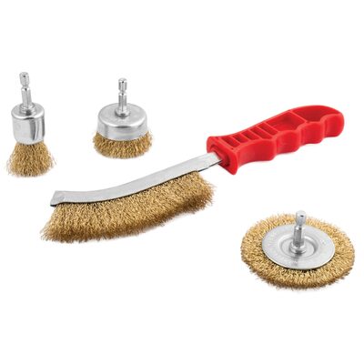 Titan 4 pc. Crimped Wire Brush Assortment