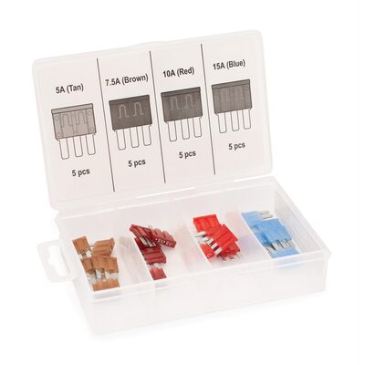 TITAN 20 pc. 3-Blade Micro Fuse Assortment