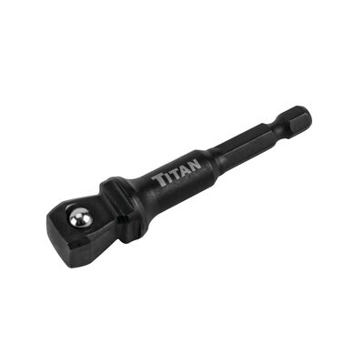 Titan 10 pk. 1/4 in. Dr. 2-1/2 in. Wobble Socket Adapter