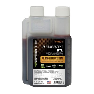 Tracer Products 8 oz (237 ml) bottle of fluid dye