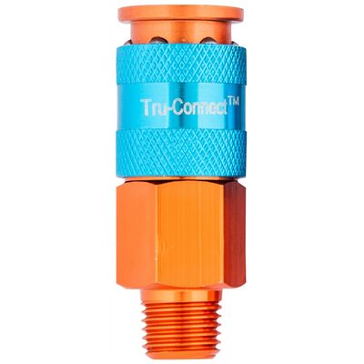 Plews Edelmann 1/4" Orange Coupler