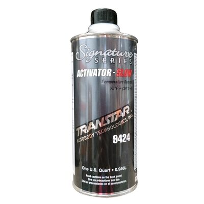Transtar Autobody Products 9424 - Signature Series Slow Clearcoat Activator - 1 qt - Clear - Liquid