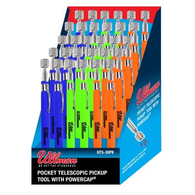 Ullman Devices Corp. 30 Pc. Pocket Magnetic Pick Up Tool Display
