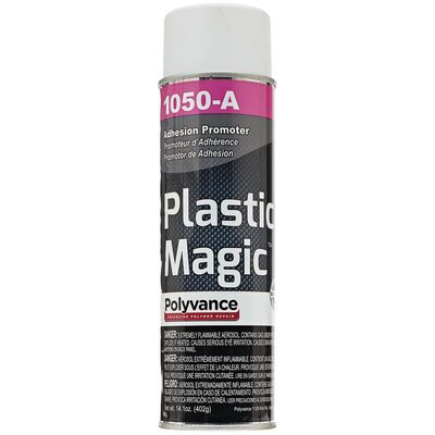 Urethane Supply Co. Polyvance Plastic Magic 1050-A Adhesion Promoter, 19 oz Aerosol Can, Clear, Aerosol, 410.4 g/L