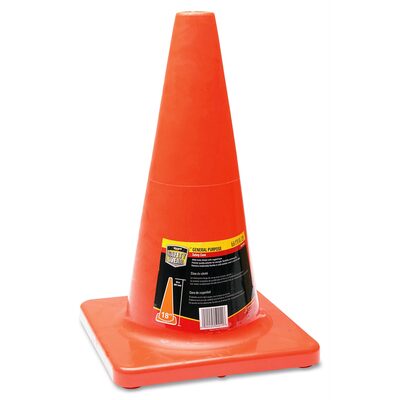 Uvex 18 in. High Visibility Orange Safety/Traffic Cone - RWS-50011